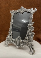 Nouvel arrivage de cadre Photo de Table Antique plaqué argent fait à la main 11 pouces pour la décoration de la maison et les cadeaux