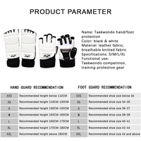 Gants de boxe personnalisés demi-doigts protège-poignets pour adultes et enfants gants d'entraînement de taekwondo élastiques confortables et respirants
