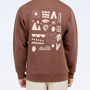 Prix pas cher Logo personnalisé sweat haute qualité pull sweat à manches longues hommes sweat avec col rond 2025 Design chaud - Product Image 5