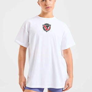 เสื้อยืดผ้าฝ้ายโอเวอร์ไซส์เป็นมิตรต่อสิ่งแวดล้อมสำหรับผู้หญิงทรงหลวมไซส์ใหญ่พิเศษระบายอากาศได้ดีแห้งเร็วสำหรับฤดูร้อน - Product Image 2