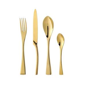 Couverts de mariage en acier inoxydable de luxe Offre Spéciale en cuivre PVD avec service poli miroir ensemble cuillère et fourchette sûr et sain - Product Image 4