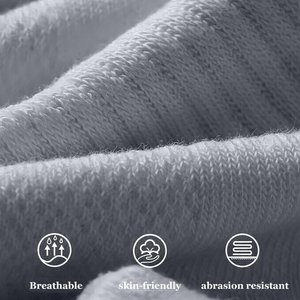 Calcetines Deportivos Suaves y Cómodos, Medias Transpirables Absorbentes de Sudor, Color Liso Neutro, para Primavera y Verano, 20 Pares - Product Image 2