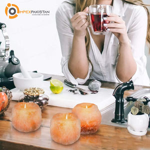 โออีเอ็มเทียนเกลือธรรมชาติแกะสลักสีชมพูแบบกำหนดขนาดเองของตกแต่งห้องสไตล์โบราณงานประดิษฐ์ - Product Image 3