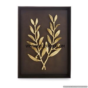 Appliques murales élégantes faites à la main en laiton massif dernière conception forme personnalisée métal laiton art mural restaurant et hôtel décoration murale - Product Image 4