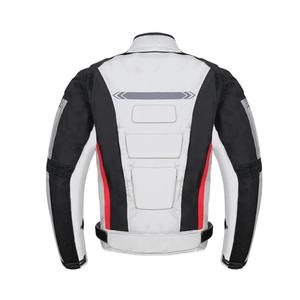 Chaqueta de carreras de talla grande a prueba de viento aprobada por la CE de cuero de vaca personalizada 2025 para motocicletas y carreras de automóviles con protecciones - Product Image 2