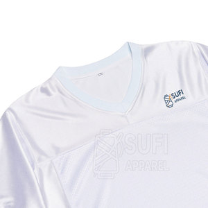 Nueva Camiseta de Fútbol Americano con Estilo, Manga Corta, Colores Personalizados y Diseño Antibacterial para la Identidad y el Rendimiento del Equipo - Product Image 4