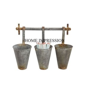 Macetas y jardineras modernas de Metal, Color plateado y negro, decorativas, decoración de boda de 3 niveles, centros de mesa de lujo, jardinera de flores - Product Image 6