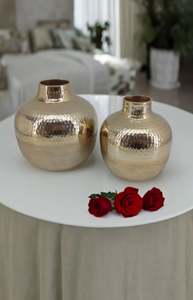 Grande table à fleurs crème créative en aluminium et métal style vase à fleurs personnalisé design moderne utilisation mariages maison hôtel restaurant - Product Image 6