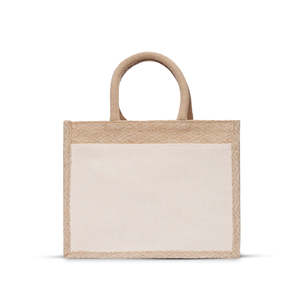 Bolsa de Yute Biodegradable con Bolsillo, Ecológica y Elegante para Uso Diario, Regalos, Publicidad, Kits Corporativos - Product Image 4