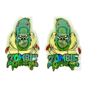 Bolsas Cali con Forma Personalizada y Corte a Troquel, Bolsas de Mylar a Prueba de Olores con Resistencia Infantil para 3.5 <span class=keywords><strong>Gramos</strong></span> - Product Image 1