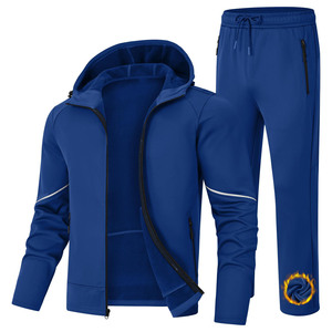 High Quality Men's Hoodie Sweatpants 2 Piece <b>Set</b> Custom <b>Embroidery</b> Printing Logo Jogger <b>Sets</b> Men's Tracksuits Unisex Sweat Suits - Product Image 1