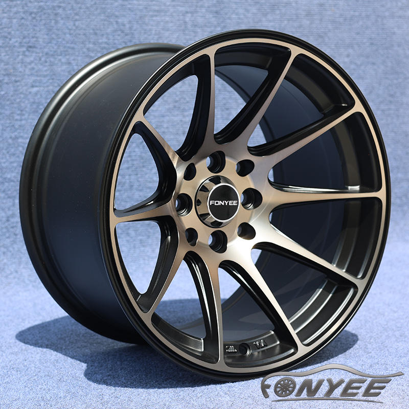 Matte black machine face+Bronze transparent paint