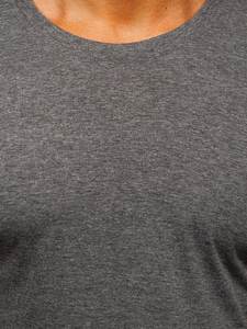 T-Shirt de gymnastique pour hommes de haute qualité nouveau Style velours noir respirant à la mode impression bouffante personnalisé OEM WS vente internationale - Product Image 4