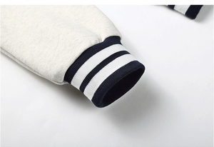 Écussons brodés personnalisés en chenille pour fabricants de vêtements, motif universitaire à manches en laine, style Letterman, imperméables pour le printemps - Product Image 3