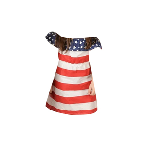 Conjunto de ropa de moda para familia, <span class=keywords><strong>camiseta</strong></span> <span class=keywords><strong>y</strong></span> pantalones cortos, vestido de padre, mamá <span class=keywords><strong>y</strong></span> yo, conjunto del 4 de julio con niños - Product Image 4