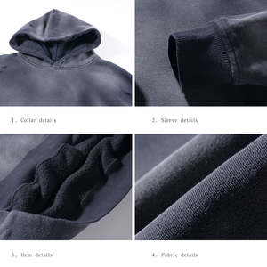 Prix usine unisexe sweats à capuche 400 GSM sweats lourds en gros confortable doux Premium sweats à capuche chauds approvisionnement - Product Image 6