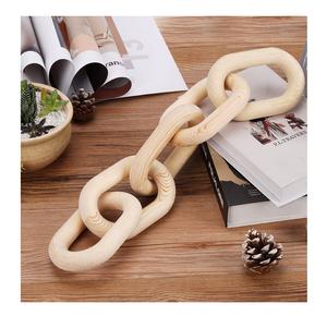 งานหัตถกรรมแฮนด์เมด100% ตกแต่งสวนและบ้านห่วงโซ่ไม้ธรรมชาติ - Product Image 3