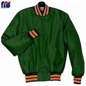 เสื้อแจ็กเก็ตเบสบอลผ้าซาตินสำหรับผู้ชายเสื้อผ้าลำลองแบบใหม่ออกแบบได้ตามสบาย - Product Image 4