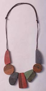 Venta superior collar de resina hecho a mano de alta calidad IGI certificado TAMAÑO DE Color personalizado cuentas multicolores moda mujer - Product Image 3