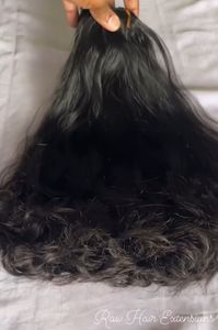 เส้นด้ายใยเครื่องดึงเส้นผมมนุษย์แบบดิบ - Product Image 3