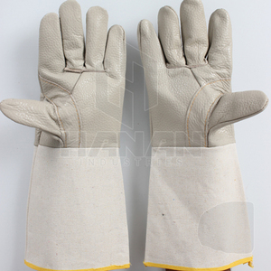 Gants de soudage en cuir de vache de haute qualité pour la protection des mains du soudeur gant de travail anti-brûlure, gants de soudage de sécurité - Product Image 3