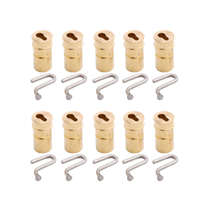 Ensemble d'outils d'ancrage en laiton personnalisés professionnels pilotés par clé pour couverture de sécurité de piscine avec support OEM et ODM - Product Image 1