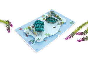 3d <b>Paper</b> Cards Handicraft Animal Greeting Cards for Wedding & <b>Birthday</b> Occasions Directly From Vietnam - Product Image 6