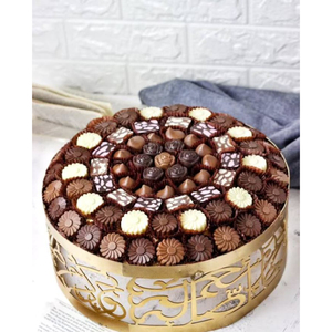 Tazón de mesa de diseño clásico para servir chocolate y platos, centro de mesa de chocolate decorativo para bodas y fiestas - Product Image 3