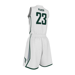 Personalizable 100% Poliéster Secado rápido Transpirable Antibacteriano Tallas grandes Unisex Ciudad Baloncesto Entrenamiento Jerseys Servicio OEM - Product Image 3