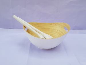 ราคาขายส่ง ชุดชามไม้ไผ่คุณภาพสูงแบบ OEM สำหรับสลัด อุปกรณ์ครัวและของตกแต่งบ้าน ผลิตในเวียดนาม - Product Image 2