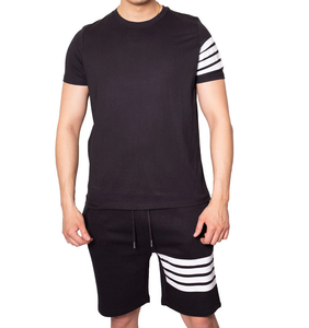 Ensemble de shorts à manches courtes pour hommes imprimés T-shirt pour hommes Top Shorts Sport Gym Survêtement Lourd GSM Tee et Shorts Ensembles - Product Image 6