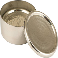 Sous-verres en métal taille multiple et tampons de table de finition boisson thé tasse à café petit déjeuner plusieurs peints poids de style classique