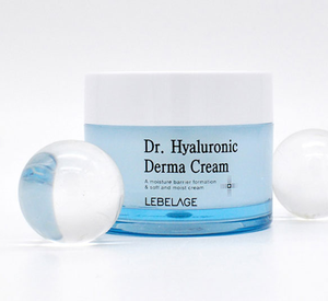 Crème dermique hydratante, apaisante, raffermissante, anti-âge et anti-rides à l'acide hyaluronique, à la vitamine B5 et au beurre de karité pour peaux sèches - Product Image 4