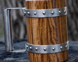 แก้วมักไม้พรีเมี่ยมดีไซน์ทันสมัยเหมาะสำหรับชากาแฟไวน์และเบียร์จาก falak World Export - Product Image 4