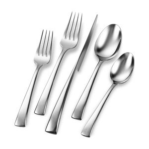 Couverts en acier inoxydable de bonne qualité de luxe fabriqués en Inde ensemble de couverts en métal plaqué argent pour les besoins quotidiens - Product Image 1