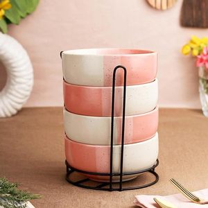 Tazón de Cerámica Resistente y Ecológico para Uso Regular y Eventos, para Todo Tipo de Alimentos, Aspecto Artesanal - Product Image 2