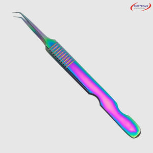 Impression de logo personnalisé meilleure conception pince à cils Surtechs vente en gros d'instruments de salon légers pince à cils - Product Image 5