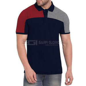 Camiseta de Manga Corta para Hombre al por Mayor, Marca Casual, Clásica, con Logotipo Bordado, Lisa, Teñida, de Punto, 100% Algodón, para Golf - Product Image 5