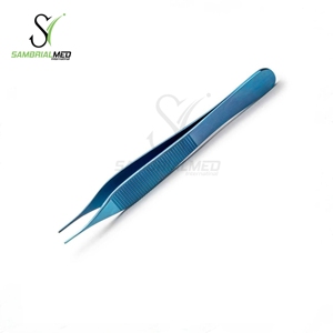 Fórceps Micro Adson dentados de titanio listos para enviar 12,5 cm 0,8mm instrumentos de Cirugía de tejido blando de potencia Manual de grado médico - Product Image 2