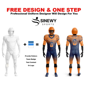 Votre propre uniforme de football américain Nouveau design Maillot de football américain pour homme Service OEM Hommes Uniforme de football américain - Product Image 2