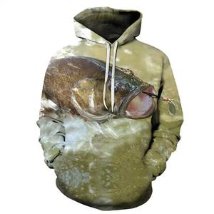 3D impreso atún pesca patrón hombres Sudadera con capucha calle sudadera Unisex Casual pulóver otoño chaqueta ropa deportiva - Product Image 4