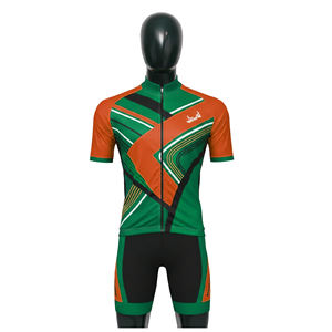 เสื้อจักรยานแขนสั้นน้ำหนักเบาสำหรับผู้ชายรุ่นใหม่ปี 2025 แบบมืออาชีพ พร้อมบริการสกรีนชื่อทีมตามสั่ง แบบมีซิป - Product Image 2