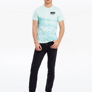 เสื้อยืดเปล่าขายส่งราคาพิเศษ รับสกรีนโลโก้ เสื้อยืดผ้าฝ้าย 100% สำหรับผู้ชาย เสื้อยืดสีพื้นสั่งทำได้ - Product Image 1