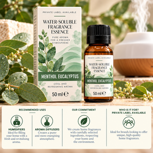 Esencia de Mentol y Eucalipto Soluble en Agua OEM 50ml |   Humidificador Herbal con Aroma a Menta |   Marca Privada España - Product Image 3