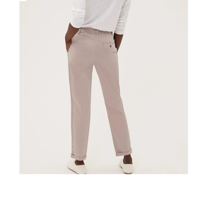 Haute qualité dernière conception couleur unie grande taille femmes Chino pantalon pantalon à la mode Slim Fit Chino pantalon exportation de BD - Product Image 6