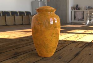 Fabricante indio de L MAX B EXPORTS Urna de cremación de aluminio de color único para cenizas Todos los tipos disponibles para adultos - Product Image 3