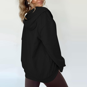 <b>Top</b> Selling Winter Printed Breathable Women <b>Zipper</b> Hoodies Knitted 100% Cotton Full Sleeves Streetwear - Product Image 3