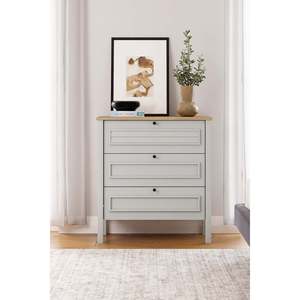 ตู้ลิ้นชักไม้สไตล์โมเดิร์นคันทรี 3 ชั้น ยี่ห้อซาร์โมบี ไทก้า ดีไซน์แบบตั้งพื้น เป็นมิตรกับสิ่งแวดล้อม พร้อมอุปกรณ์อะลูมิเนียมอเนกประสงค์ - Product Image 1