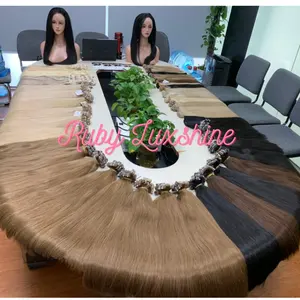 TAPE IN Russian Virgin HAIR grade 12A full Cuitlce invisible Tape on Vietnam raw Hair Extension salon