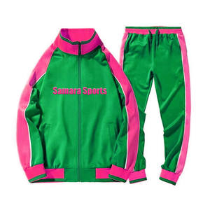 Conjunto de ropa deportiva de nuevo producto, chándal con cremallera de diseño personalizado para hombre, chándales de moda con logotipo personalizado - Product Image 1